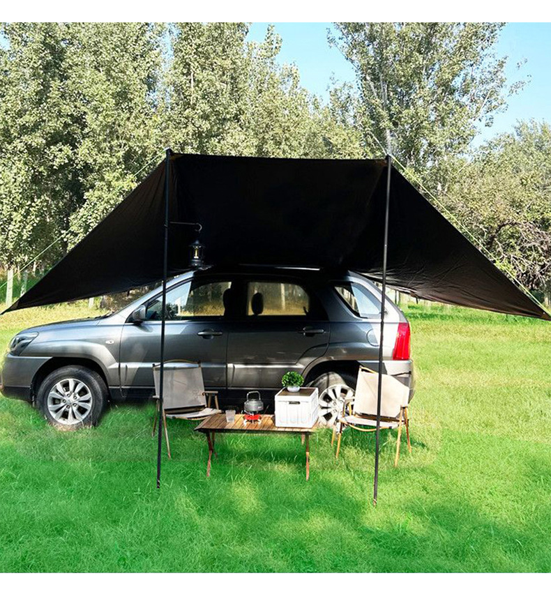 Manufacturer Wholesale Car Side Canopy, Outdoor Portable Camping Picnic Car Side Vinyl Canopy