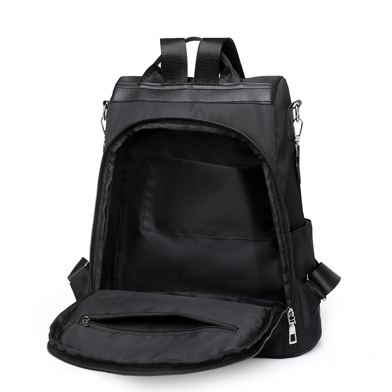 2023 nueva mochila antirrobo de nailon casual para mujer simple y versátil mochila de viaje al aire libre de gran capacidad al por mayor