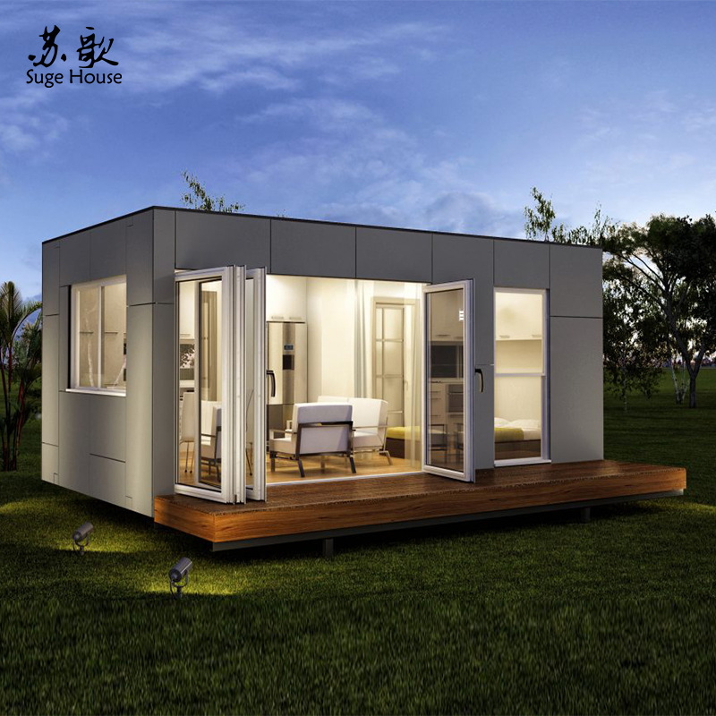 Factory transformation steel structure residential container house movable private house design container house