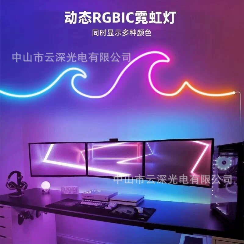 Tira de Luz LED Neón Flexible 5V 612 con Control por App, Impermeable, para Lugares de Entretenimiento