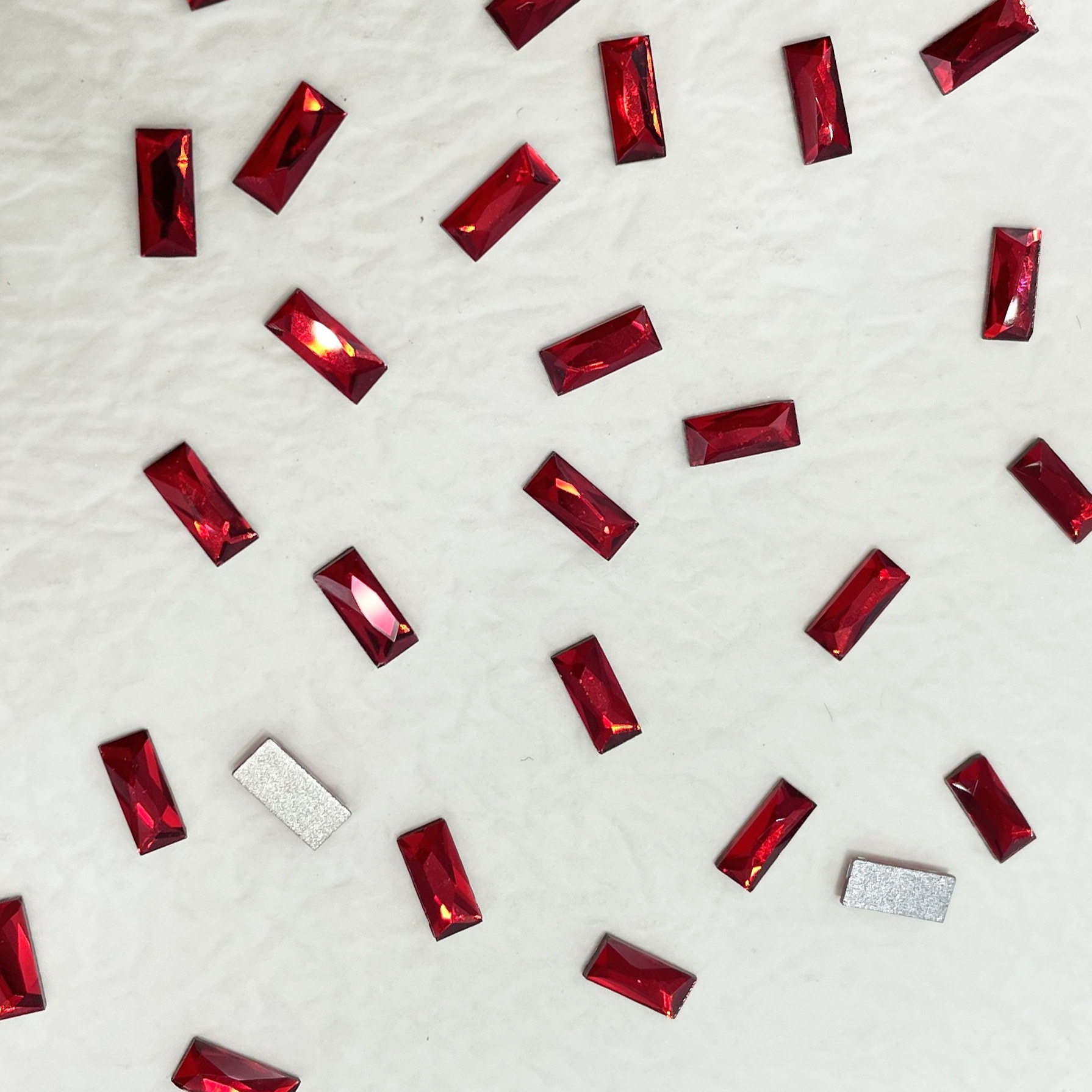 [보석 빨강] 2.5*7 스트립