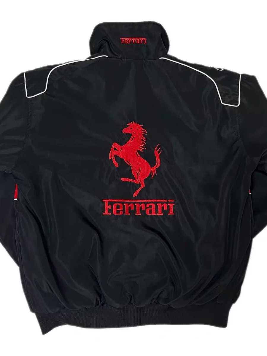 25 cross-border hot sale F1 jacket French racing suit jacket full embroidered Lari jacket racing cotton suit 5