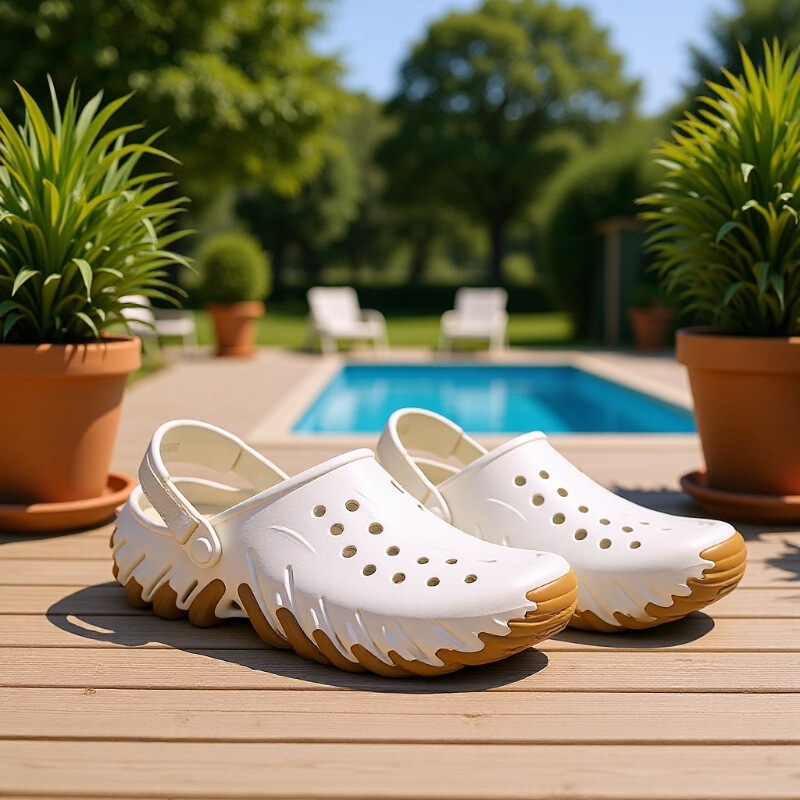Kajia 26 New Model Tank Wave-Patterned Clogs for Men, Non-Slip Thick-Soled Slippers for Outdoor Casual Beach Wear Kajia 26 New Model Tank Wave-Patterned Clogs for Men, Non-Slip Thick-Soled Slippers for Outdoor Casual Beach Wear