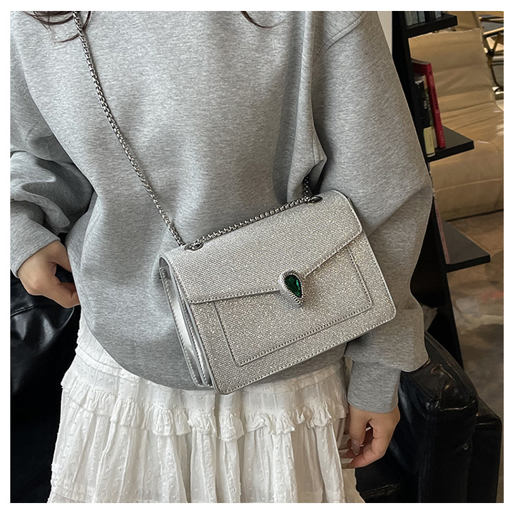 Versatile Snake Pattern Shoulder Bag For Women With Chain Strap_voghion.com