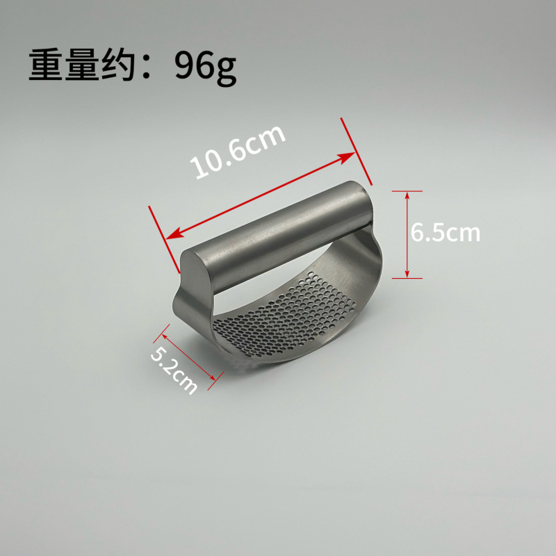 跨境不锈钢手动老式压蒜器捣蒜泥器家用蒜泥工具黑色捣碎器蒜蓉器|undefined