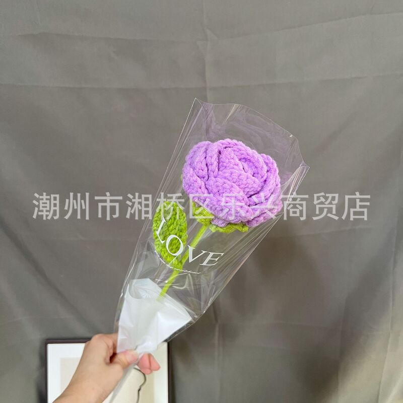 教師の日のプレゼントヒマワリの毛糸の花の手作りの毛糸のメリヤスは花の教師の日の花束の完成品をシミュレーションします。|undefined
