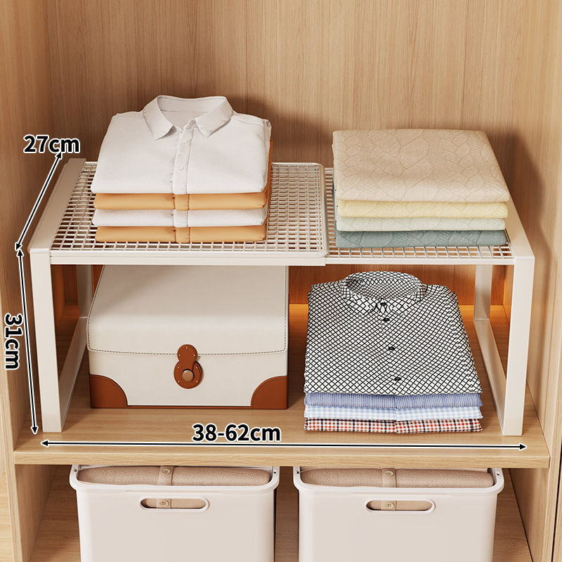 흰색 [접이식] 길이 38-62CM, 너비 27CM, 높이 31CM, 단일 레이어