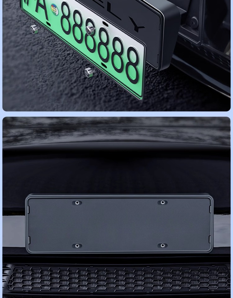 Applicable to the Updated Version of Tesla Model 3/Y License Plate Frame, License Plate Holder, License Plate Frame Accessories, Compatibility Verification