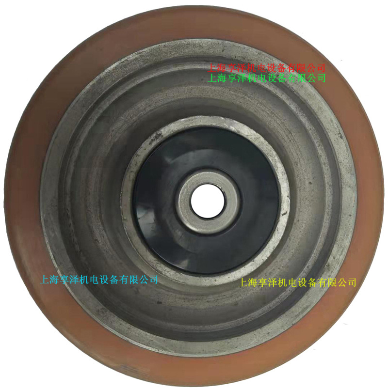 林德升高叉车L14C平衡轮万向轮辅助轮 液压堆垛机牛筋轮橡皮轮胎