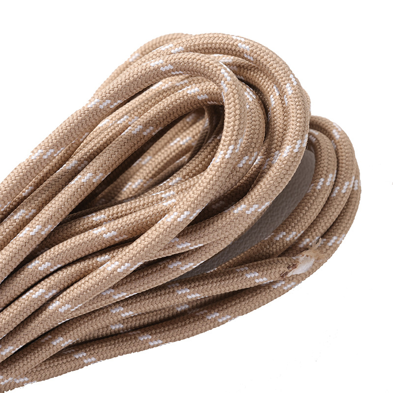 Cuerdas de poliéster coloridas de 5 mm cuerdas redondas cuerdas de agrupación resistentes al desgaste DIY cuerdas tejidas a mano colgante de llaver creativo