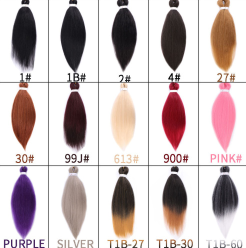 Peruca africana fibra química gran trenza color trenza sucia fábrica de trenza 26 pulgadas 90g al por mayor