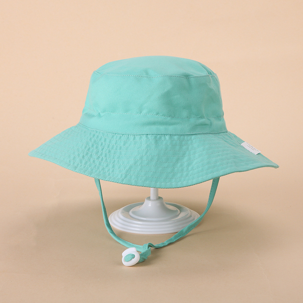 Children Unisex Cartoon Style Cute Solid Color Printing Bucket Hat display picture 3