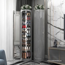 智能杀菌消毒除臭旋转鞋柜家用门口玄关门厅阳台大容量多功能鞋架