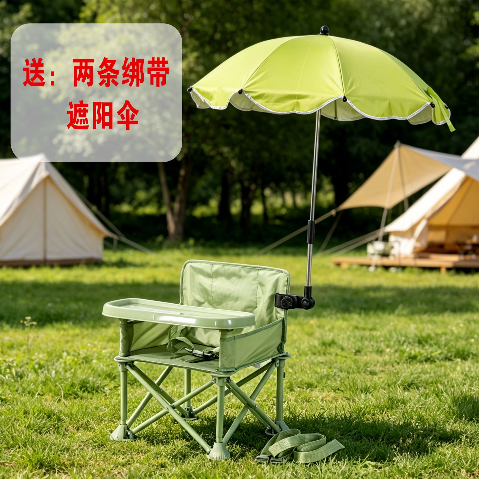 Silla de playa para niños, silla de comedor para bebés baja, plegable con respaldo para bebés que aprenden a sentarse en silla pequeña al aire libre image 13