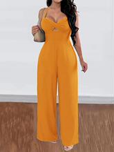B 63473 Summer Solid Sling Jumpsuit �����B�wѝ �羳�W��