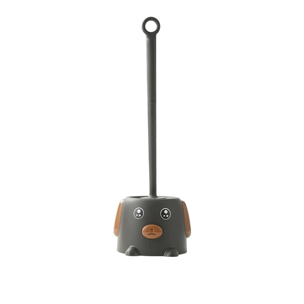 Puppy toilet brush-deep coffee