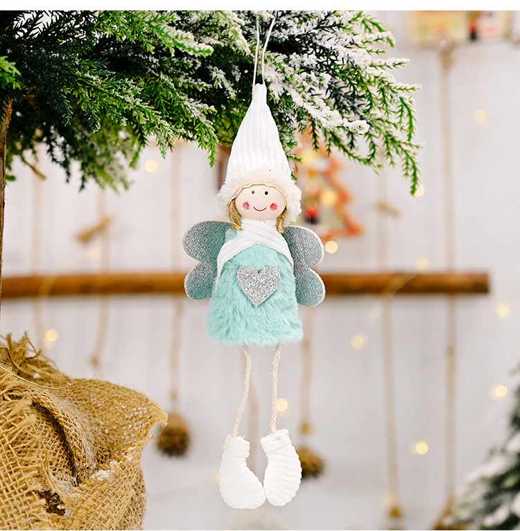 Christmas Cute Angel Cloth Party Hanging Ornaments display picture 5