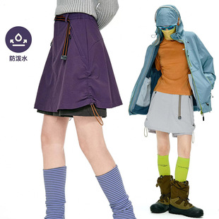 Mountain Outdoor Culottes Women's Short Pants Skirt Anti-running Sports Casual Quick-drying Skirt Skirt Styless Waist Shorts
