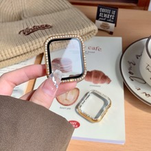 适用于苹果手表保护壳applewatch9全包壳膜一体iwatch45678保护套
