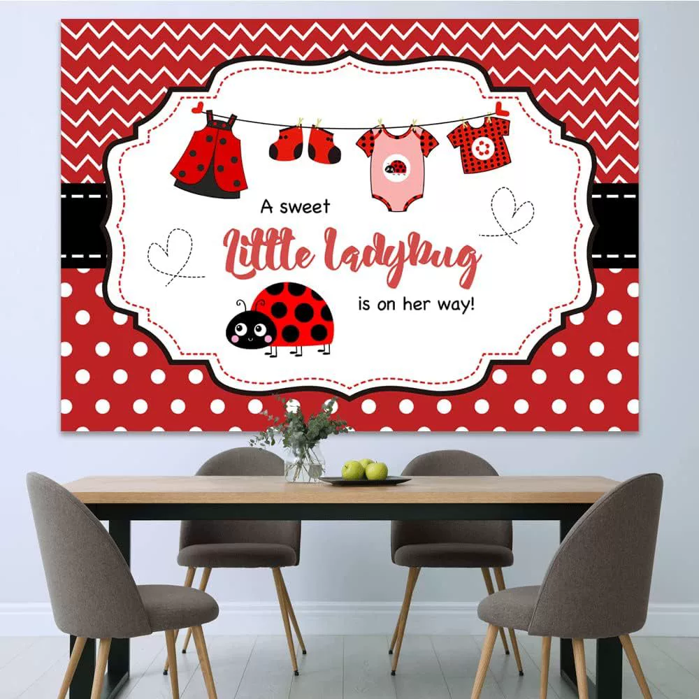 7x5 футов божья коровка на фоне вечеринки