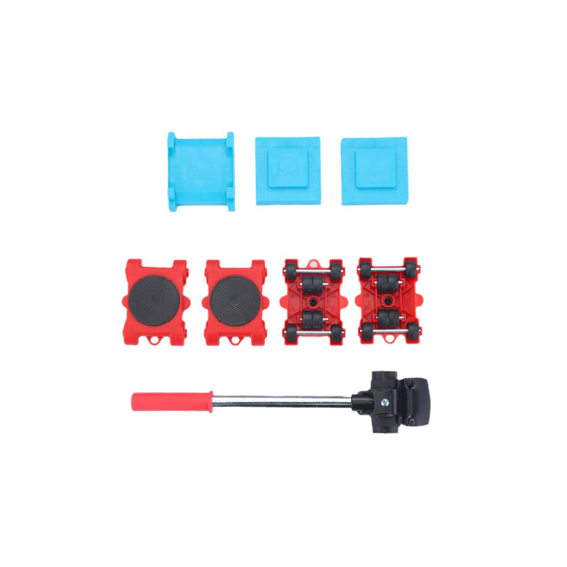 Herramienta de transporte portátil multifuncional de artefacto móvil resistente con rodillo refrigerador muebles herramienta de movimiento de mercancías pesadas