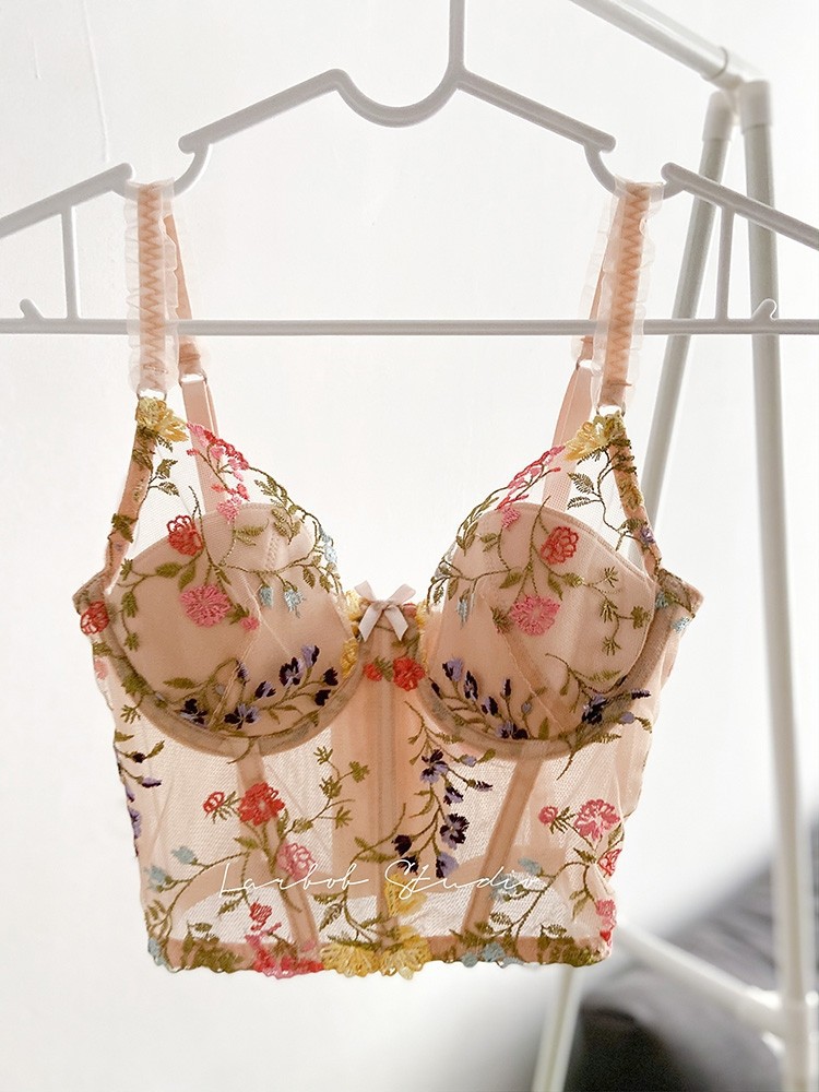 다채로운 브래지어 싱글 피스