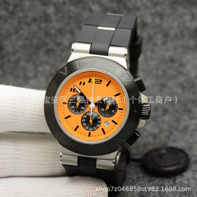 Ventas transfronterizas calientes de seis agujas de cuarzo VK cronógrafo multifuncional de reloj de pulsera de hombre con luz nocturna fábrica directa