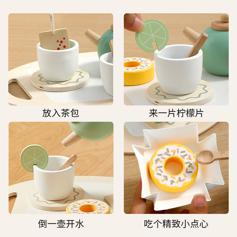 ONSHINE / Infancia ilimitada niñas en casa set de té de la tarde para niños simulación puzzle juguetes regalo de cumpleaños