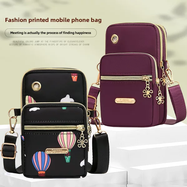 New mobile phone bag women's crossbody mini bag mobile phone bag halter bag portable wrist coin purse