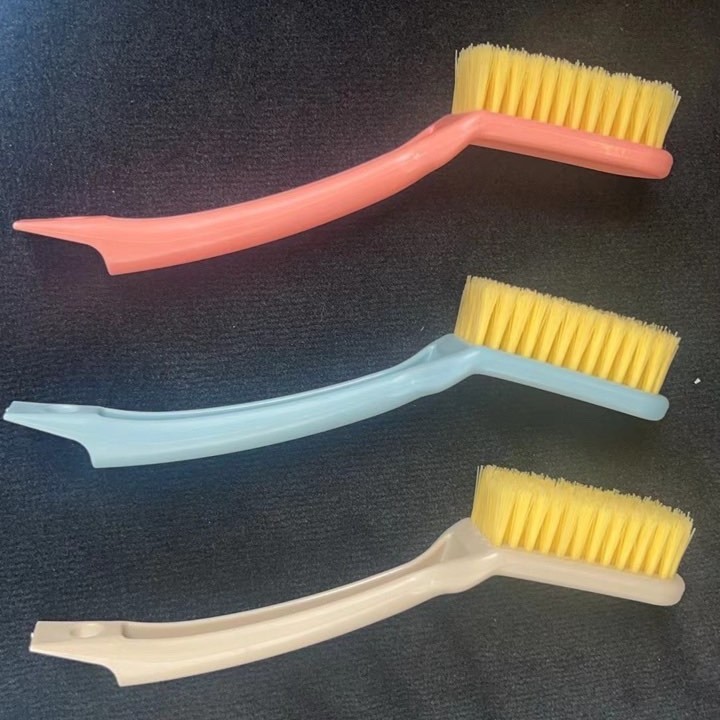 cepillo de zapatos de mango largo colgable cepillo de lavado de zapatos de plástico multifuncional cepillo de limpieza multicolor para no dañar zapatos cepillo de limpieza de pelo suave