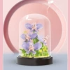 Dust cover, orchid, 374 pieces