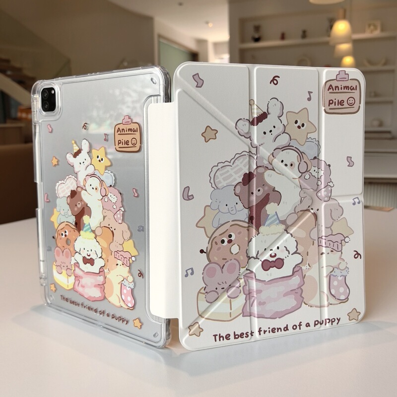 3+Y Type iPad Protective Case Suitable for Ipad11/Air7 Protective Case Ipad5 Generation Magnetic Pro 11inch with Pen Slot