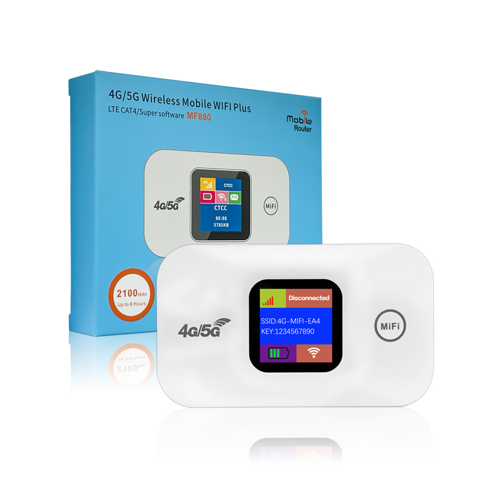 4G路由器无线MIFI插SIM卡可拆电池车载LTE Mobile Router随身WIFI