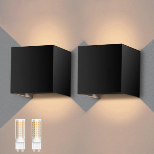 2025 hot foreign trade up and down luminous four leaf waterproof outdoor G9 explosive wholesale exterior wall aisle stair wall lamp