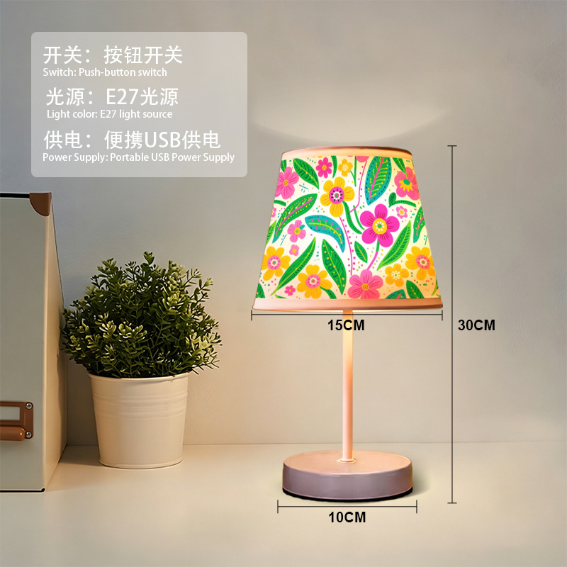 Flor de dopamina pequeña lámpara de escritorio decoración de luces de atmósfera luces de cabecera del dormitorio luces de noche para dormir image 21