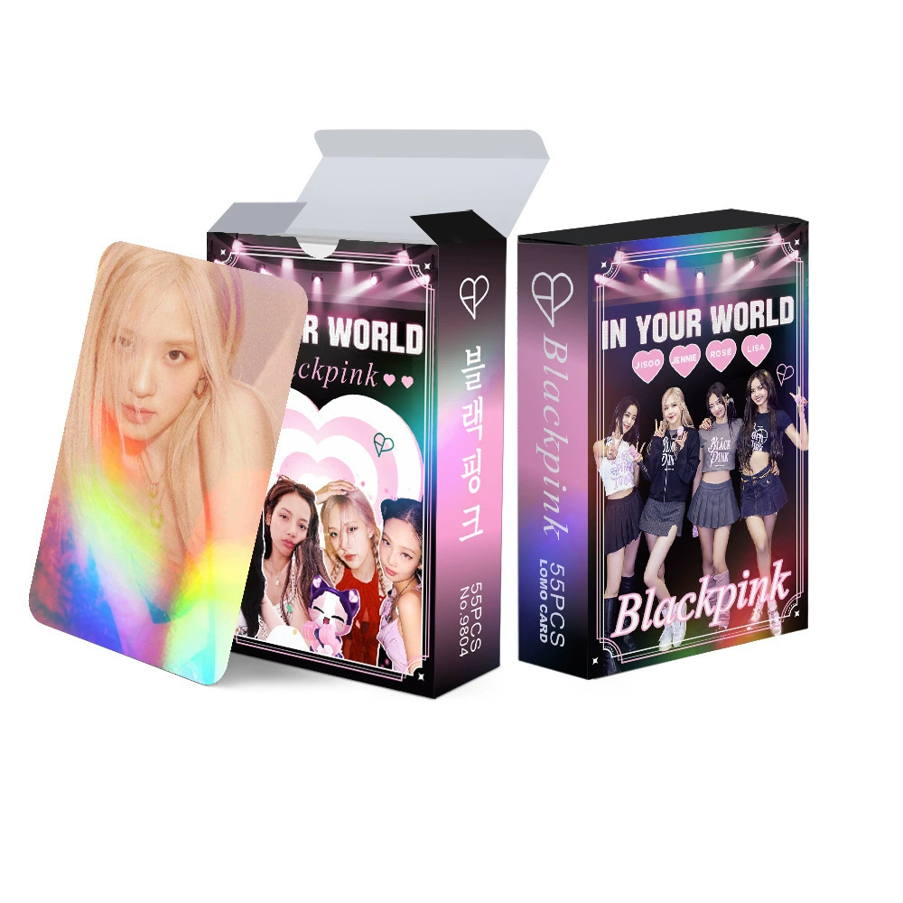 Эксклюзив для внешней торговли комплект 124 шт. розовых SK GIDLE STNJ — лазерные карточки, звёздные периферийные LOMO мини-карточки
