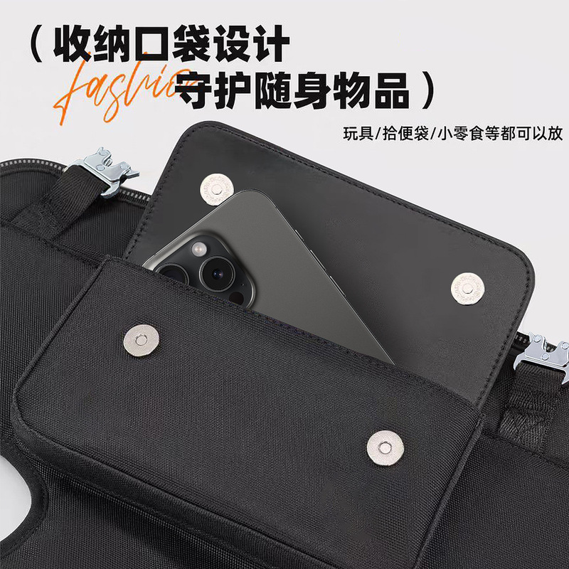 HRFOL宠物外出横背包双肩狗包斜挎狗狗背包小中大型犬便携包批发|undefined