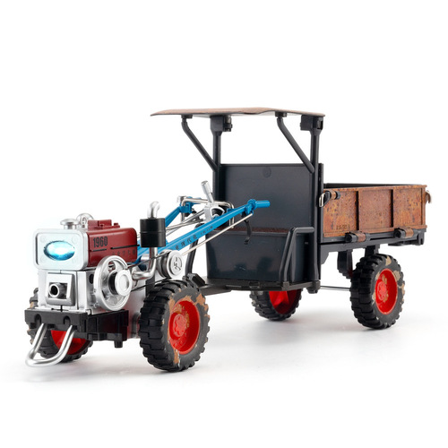 1:24 Vintage Hand-Powered Tractor Alloy Car Model Display, Gift for Boys, Toy Car Wholesale