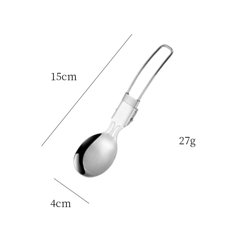 Travel handheld set for camping stainless steel, tableware