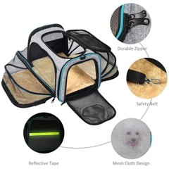 現物アマゾンの新型シングル肩猫犬包ペット双拡張包外に出て国境を越えて携帯して通気性のある斜め掛け猫包
