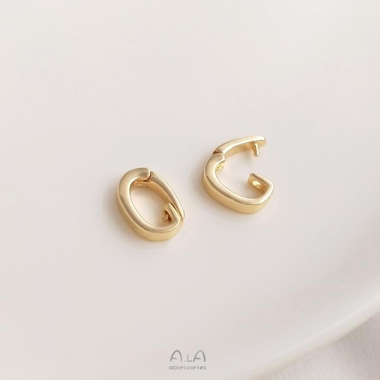 Jewelry Buckle Jewelry Making Type 1 Piece Alloy Solid Color Jewelry Buckle Jewelry Accessories