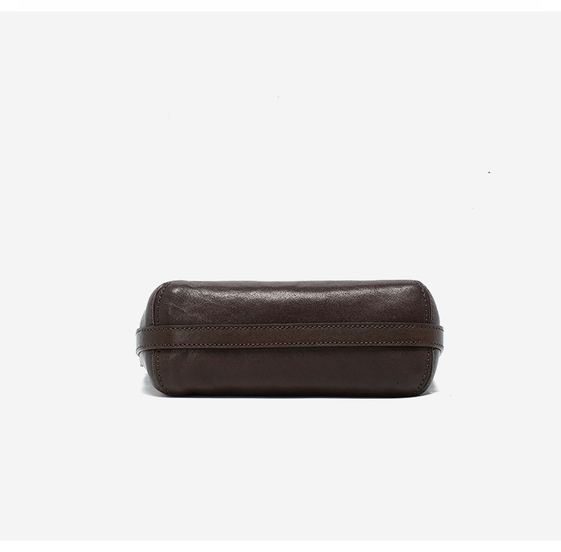 Women's Large Capacity Leather Bucket Shoulder Bag Commuter_voghion.com