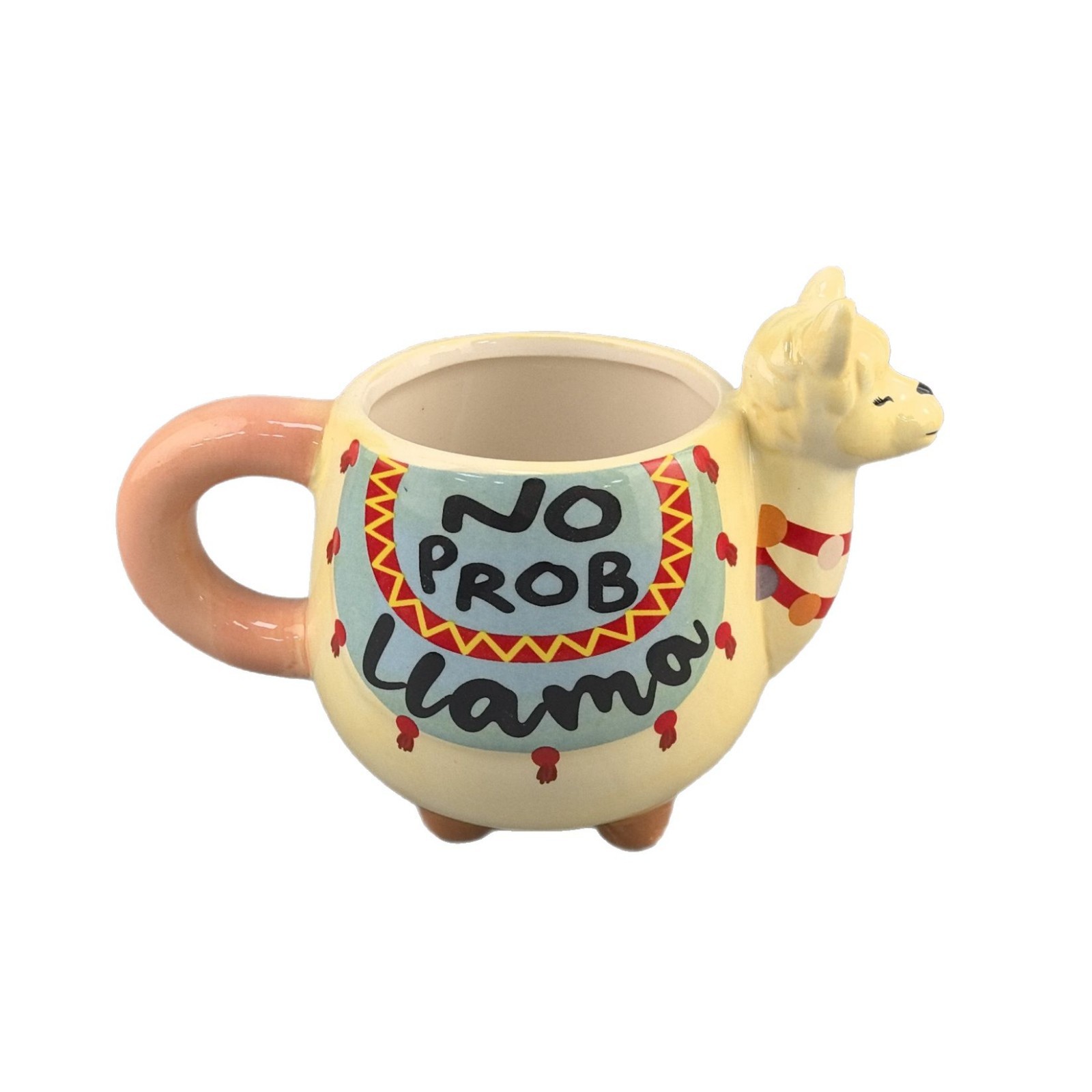 Taza de animales 3D de personalidad creativa Taza de alpaca Taza de agua de alto valor pintada con recuerdos Taza de regalo de cumpleaños