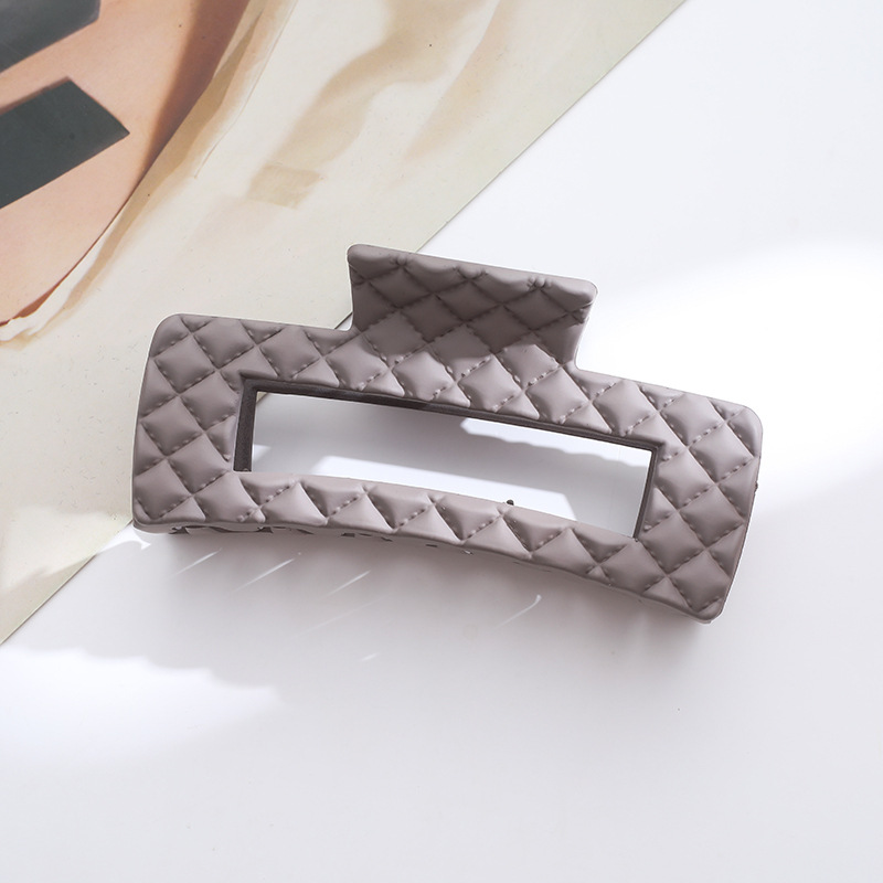 Agarre de pelo helado transfronterizo color de caramelo Cabeza trasera simple clip de pelo grande clip de tiburón de baño updo accesorios para el cabello al por mayor