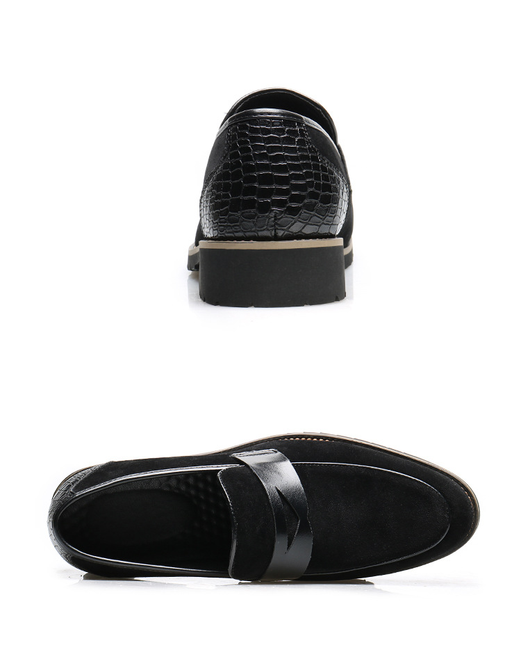 Férfi bőr loafer cipők alkalmi és elegáns viselet_voghion.com