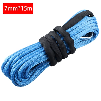 Trailer rope/net/strap – belt - 7mmx15m-blue
