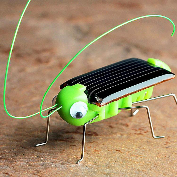 Saltamontes solar grillo solar insecto solar energía solar Ciencia y educación educativa para niños juguete experimental