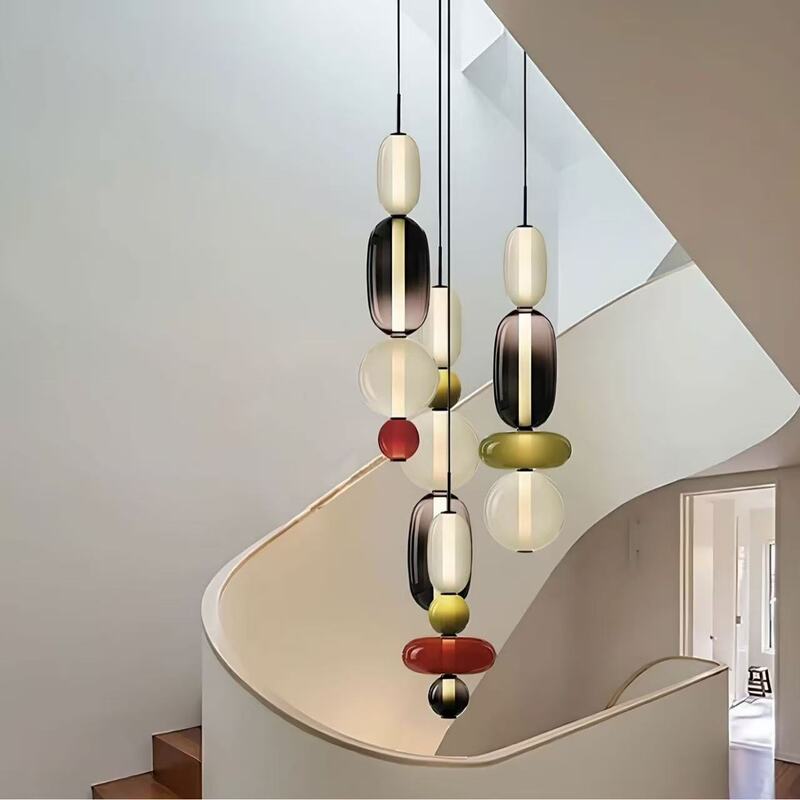Nordic Post-Modern Colorful Candied Hawthorn Chandelier, Artistic Glass with Stunning Appearance, a Must-Have for Cafes/Restaurants Nordic Post-Modern Colorful Candied Hawthorn Chandelier, Artistic Glass with Stunning Appearance, a Must-Have for Cafes/Restaurants