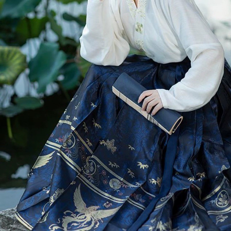 Spring autumn Hanfu, set, 2023