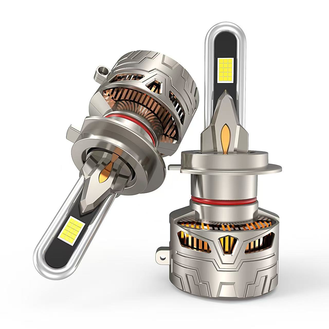 High-Power U-Shaped Copper Tube 160W Headlight 9006 Car Headlight H1H4 Super Bright H7Led Car Headlight H11